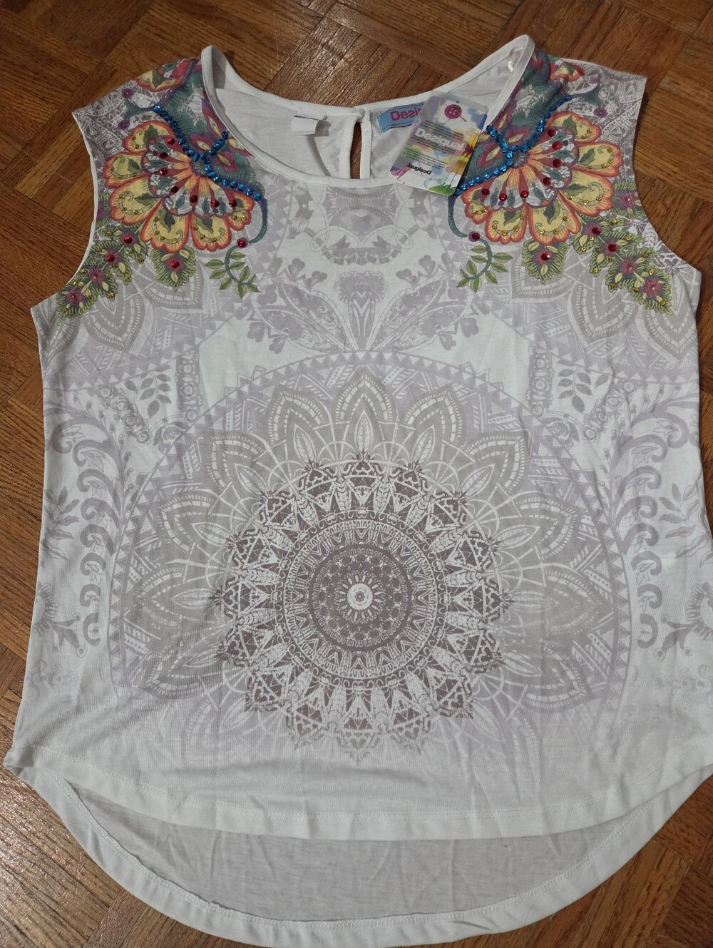 Desigual Mandela Patterned Tank Top